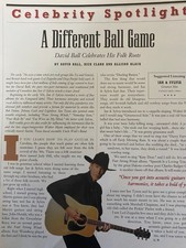 David Ball, Full Page Vintage Clipping