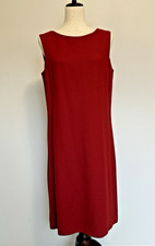 Oscar By Oscar De La Renta Wool Shift Dress Sz 2 - Small - Designer - Festive