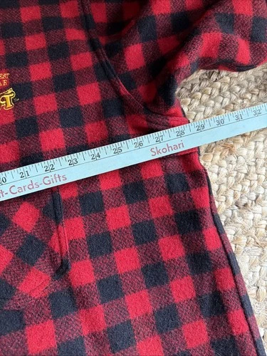 Johnson Woolen Mills 450L Double Cape Jac Shirt 3XL Tall Cabot Cheese Red/black image 18
