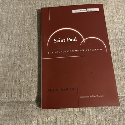 Saint Paul: The Foundation of Universalism by Alain Badiou (Paperback, 2003)