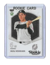 Misho Nishikawa 2025 BBM #081 Japanese Baseball ROOKIE Card Rookie of the Year
