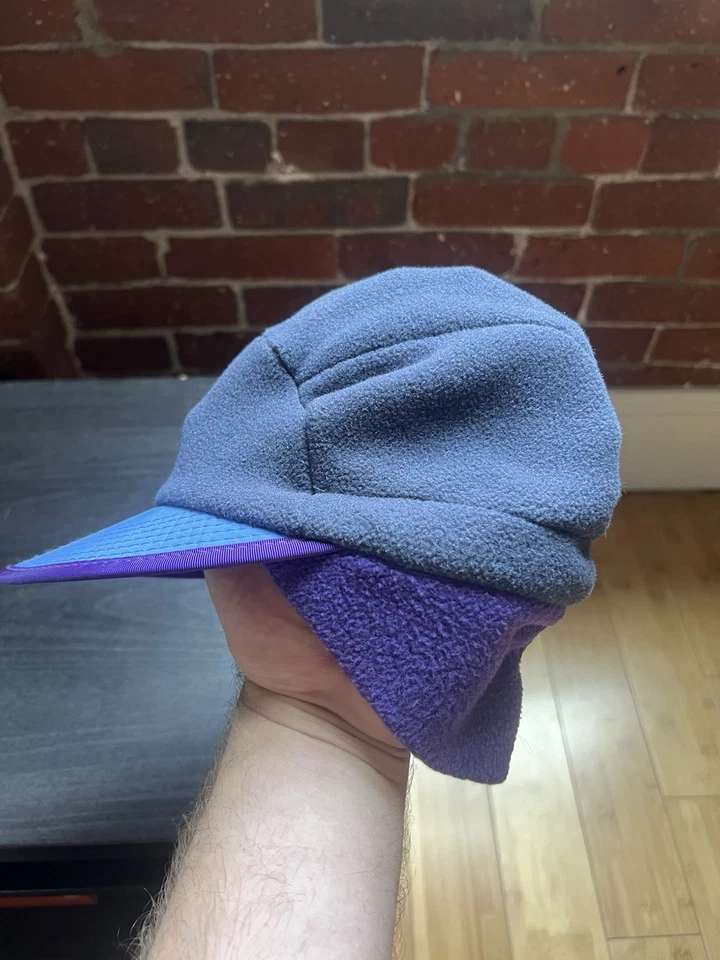 Sombrero grande vintage Patagonia polar Pato Bill Synchilla oreja solapa hecho en EE. UU. Foto 2 de 4