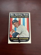1959 Topps #131 Deron Johnson Rookie Card. VG. rookie card picture