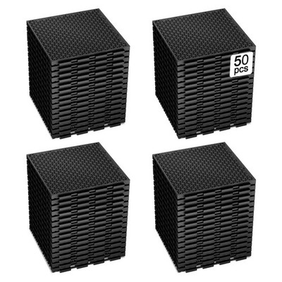 Laapee 50 Pcs Modular Interlocking Cushion Interlocking Floor Tiles Hole