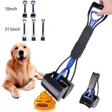 18/31.5 inch Non-Breakable Pet Dog Waste Easy Pickup Pooper Scooper w/Handle
