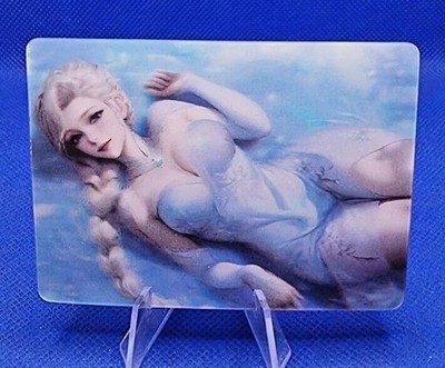 Elsa - Frozen Eiskönigin | 3D Motiv Card Premium Waifu Goddess Story Karte