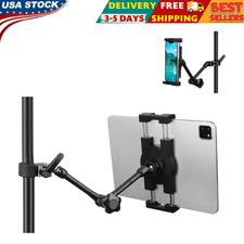 iPad Holder for Microphone Stand/Mic Music Stand,Tablet Mount Compatible with 4.