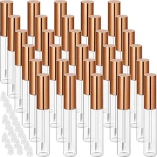 30 Pcs 10ml Lip Gloss Tube Empty Refillable Lip Balm Cosmetic Bottle Container