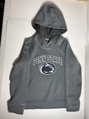 Penn State YOUTH Under Armour  Hoodie Sweatshirt Pullover  Size YXSM Gray