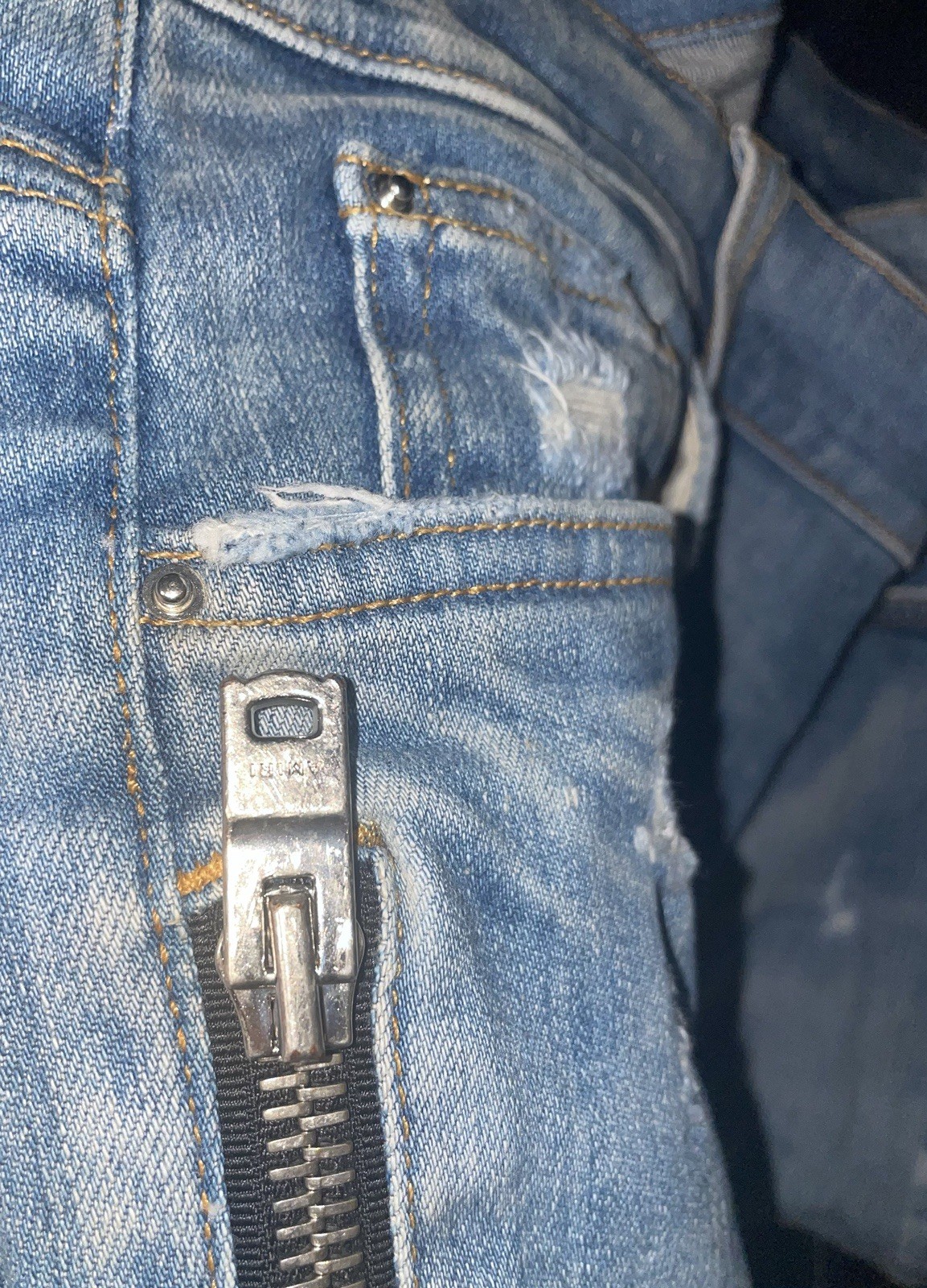 Mens AMIRI Jeans MX2 Clay Indigo Orange Plaid SIZE 40 w/Tags %100 AUTHENTIC