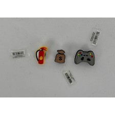 Crocs Jibbitz 3 Shoe Charms New Game Controller Fire Extinguisher Money Bag