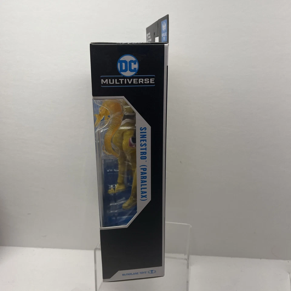 Figura Linterna Verde Sinestro Parallax DC Multiverso Mcfarlane Etiqueta Dorada Foto 4 de 4