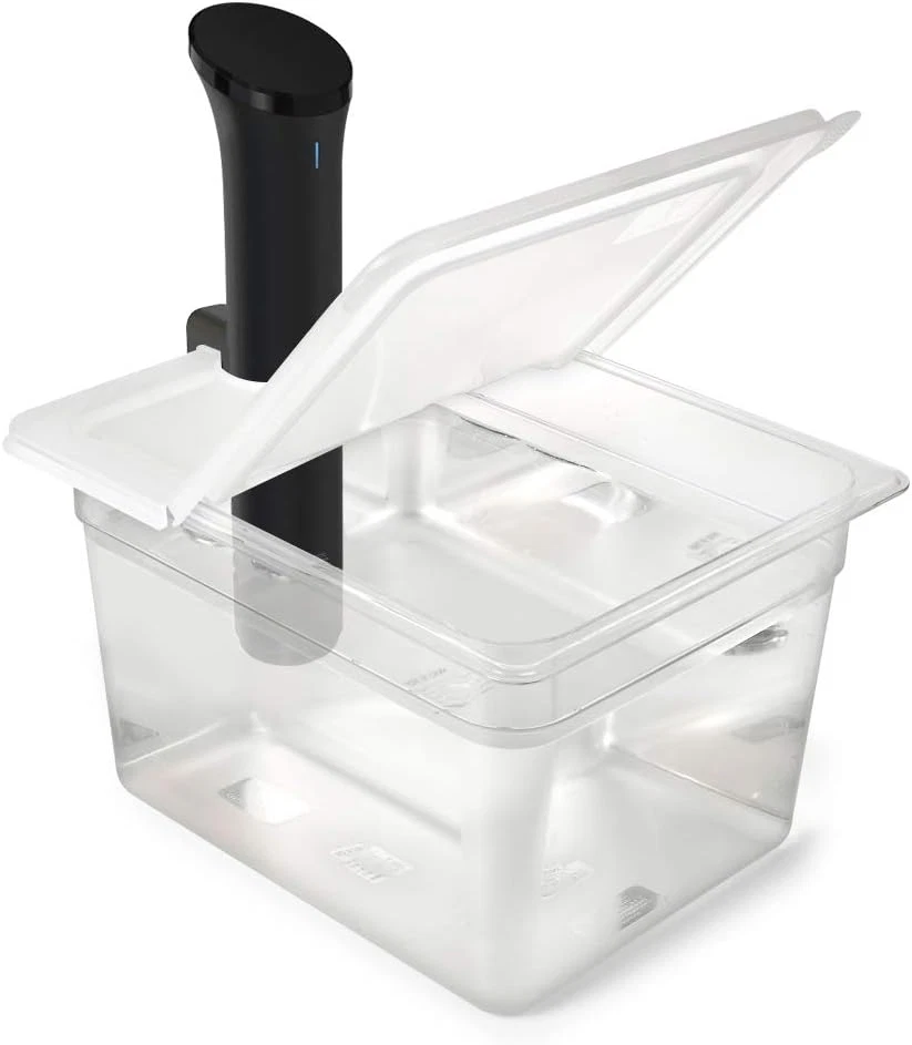 12 Quart Sous Vide Cooking Container with Collapsible Hinged Lid - Thumbnail 5