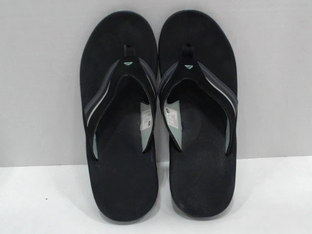 UsedGood - Reef Womens Girls Slap 3, Black/Black/Aqua, 10 - Image 3 of 4