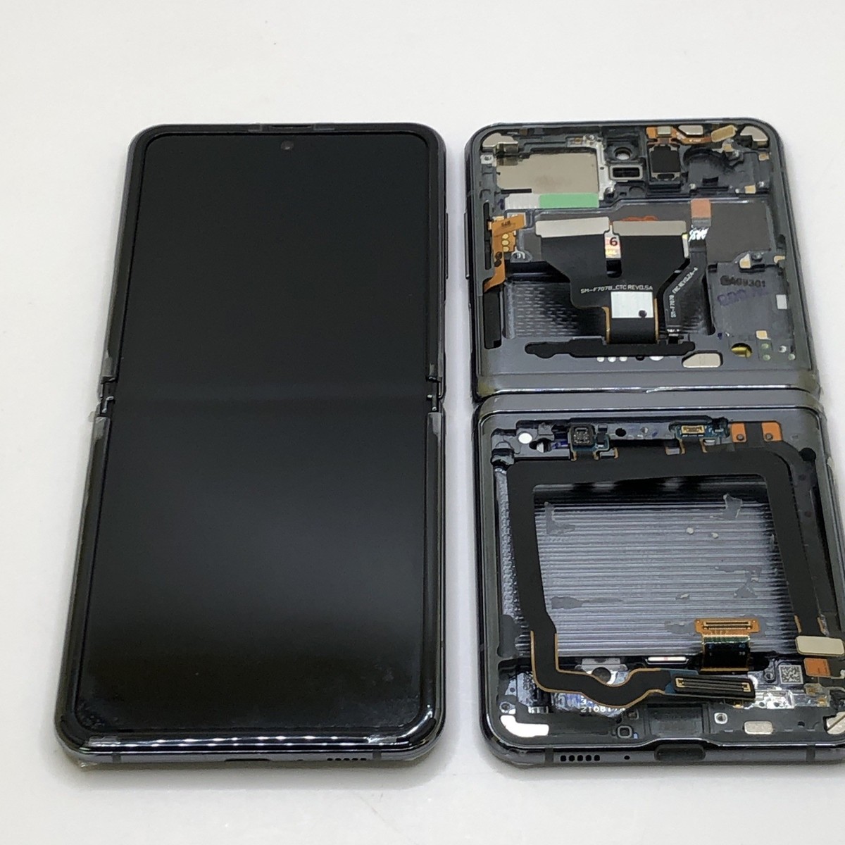 moto SAMSUNG Flip2 電子黒板 Genuine💯Samsung Galaxy Z Flip 2 (2nd Gen) 5G LCD Screen OLED