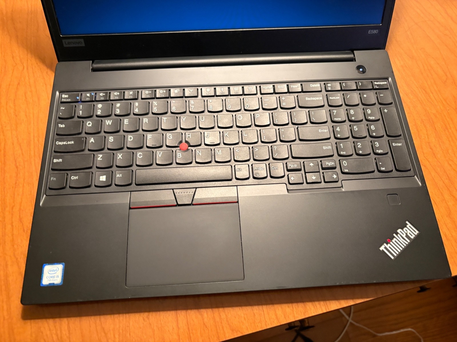 Lenovo ThinkPad E580, 15.6-Inch Laptop, with Intel Core i5 7th Gen., Windows 11 Pro