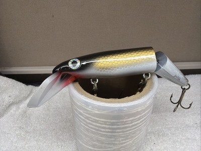 7'' Jointed Buchertail Depth Raider w/Rattle Sucker Excellent Muskie Musky
