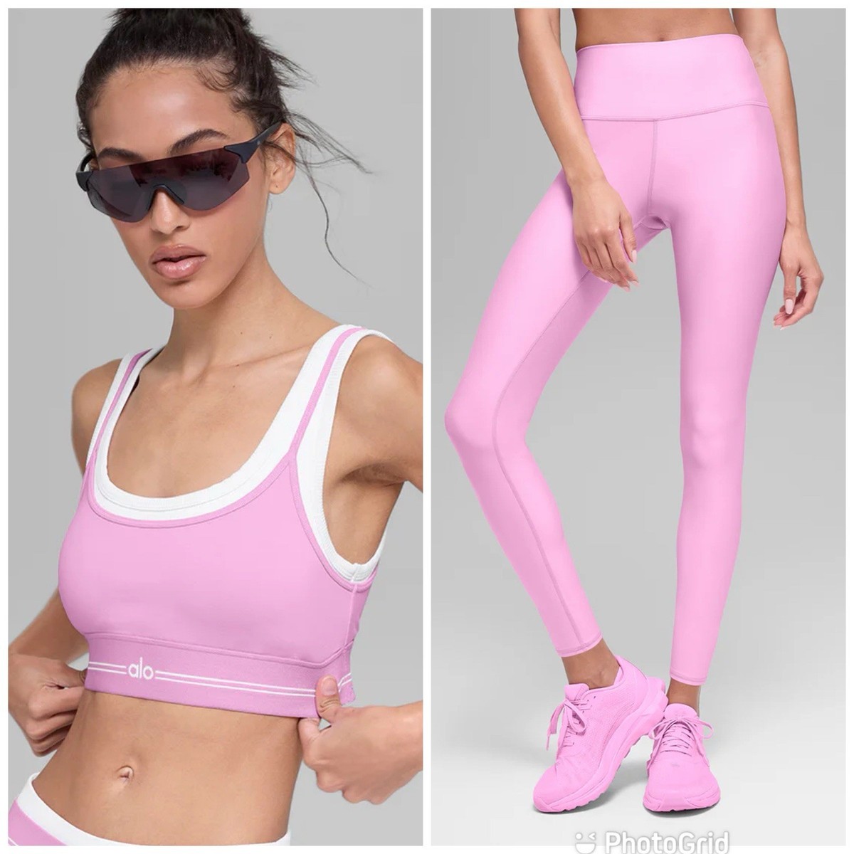 Alo Airbrush Better Together Bra + 7/8 High-Waist Airlift Legging
