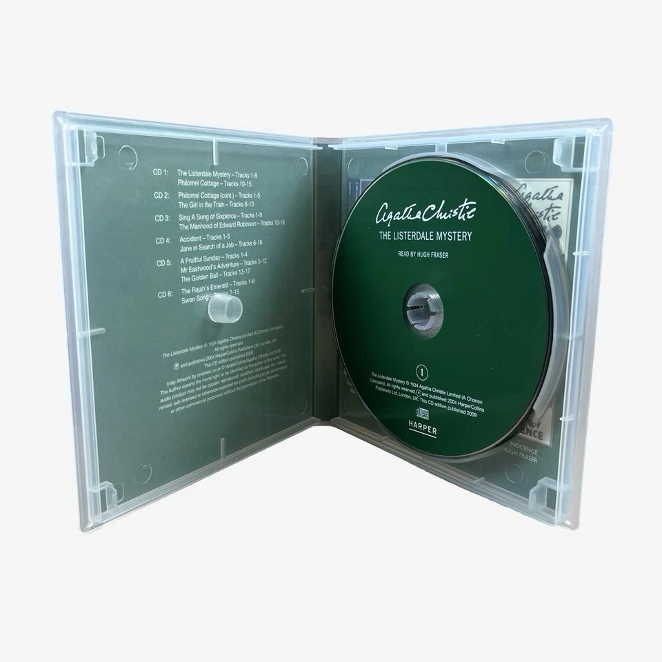Agatha Christie CD Audio Book The Listerdale Mystery Unabridged Hugh Fraser - Image 3 of 4