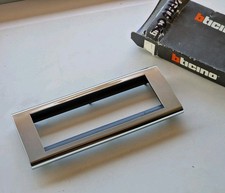 Bticino 4716CR placca Living Classic 6 moduli cromo specchio NUOVA