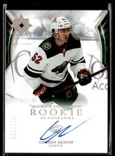 2021-22 Upper Deck Ultimate Collection Connor Dewar Rookie Auto Minnesota Wild