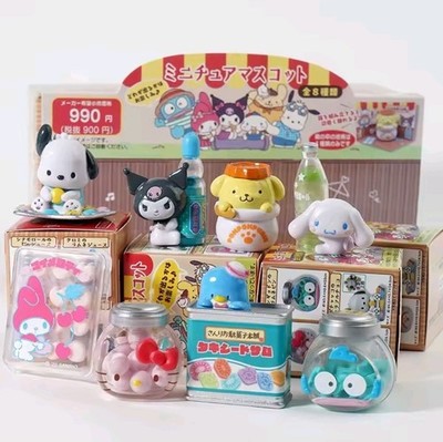 Re-Ment Sanrio Characters Candy Mascot Miniature Full Set Of 8   2010 NEW US  