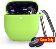 Silicone Cover for Bose QuietComfort Earbuds II 2022, Soft Shockproof Sleeve