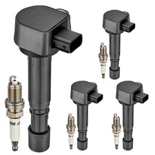 Ignition Coil and Spark Plug Set For Honda Civic Acura EL 1.7L 2001-2005 UF400
