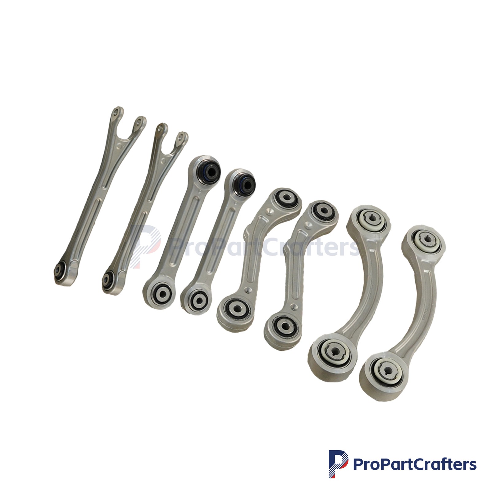 8PCS Fit Maserati Ghibli Quattroporte 14-16 Rear Suspension Control Arm Set US