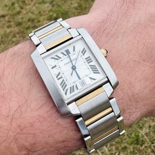 Cartier Tank Francaise Steel/Gold Automatic Men’s Unisex Watch W51005Q4 2302