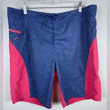 Vineyard Vines Board Shorts Mens Size 36 Pink Blue Style 1M0621 Beach Summer
