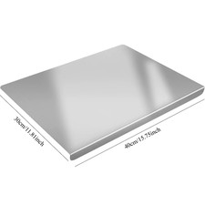 Stainless Steel Cutting Board, Multi Use for Dough Kneading, Chopping, Fruit Cut