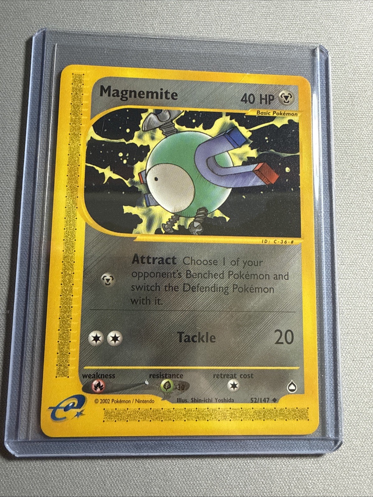 Pokémon TCG Magnemite Aquapolis 52/147 Regular (NM)