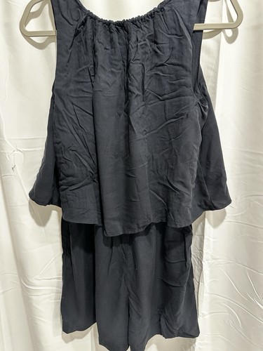 Splendid Black Sleeveless Romper XS Nordstrom Rack NWT MSRP $138 - Picture 6 of 8