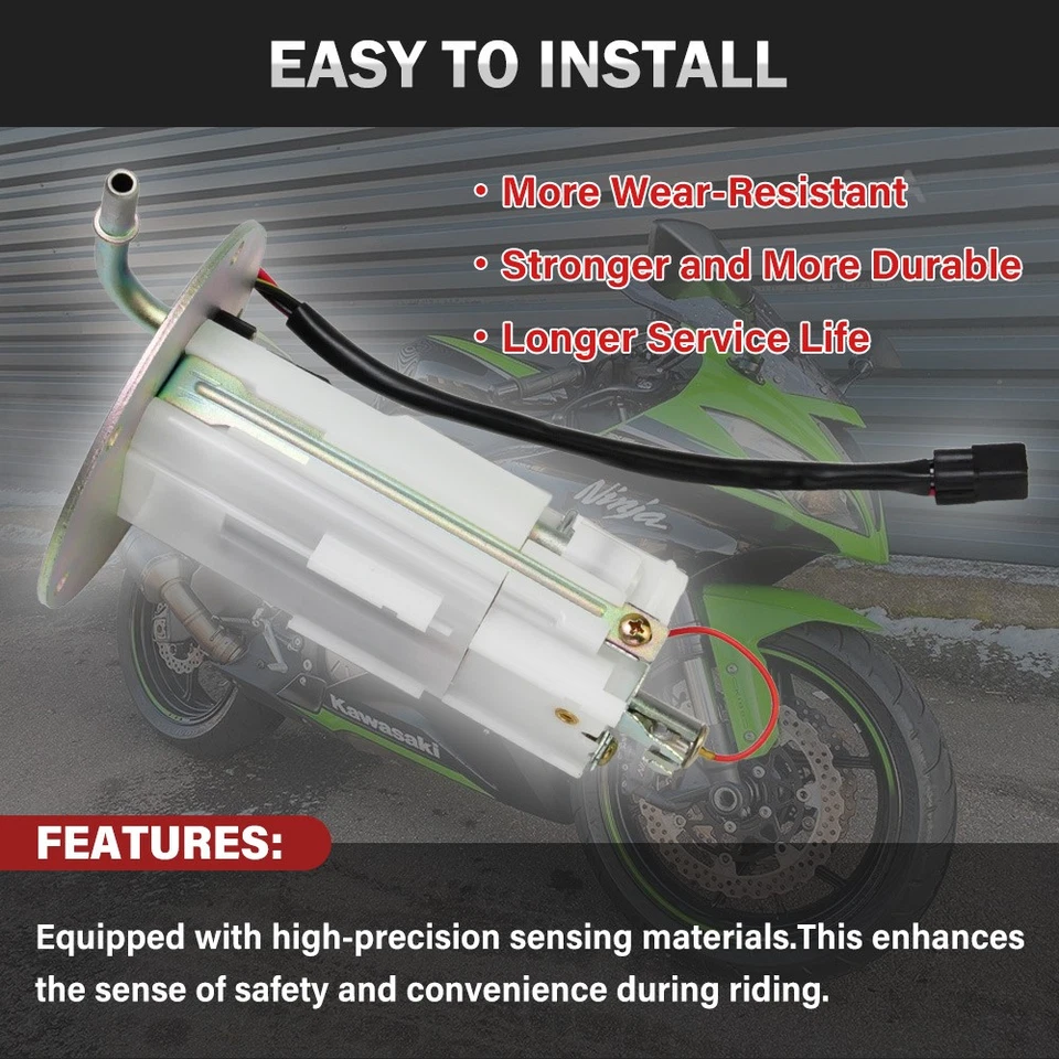 Conjunto de bomba de combustible para Kawasaki Ninja ZX-6R ZX600R ZX636E 2007-2022 490400023 Foto 4 de 4