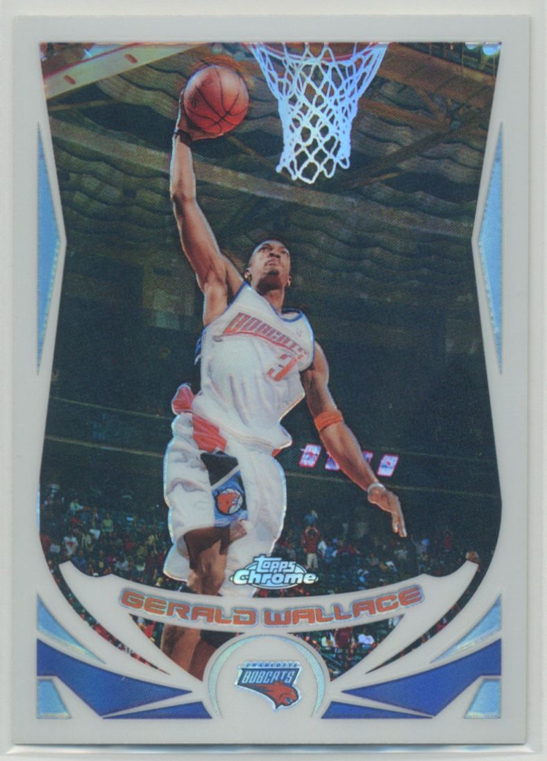 Gerald Wallace 2004-05 Topps Chrome Refractor #148 Charlotte Bobcats