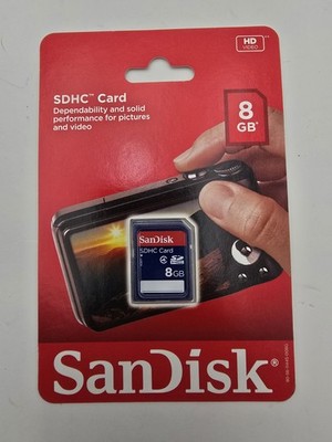 Sandisk 8GB SD Cards for Digital Cameras / Trail Camera / Computers