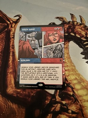 1x Vision Quest MTG Marvel Super Heroes Showcase Rare Nonfoil NM