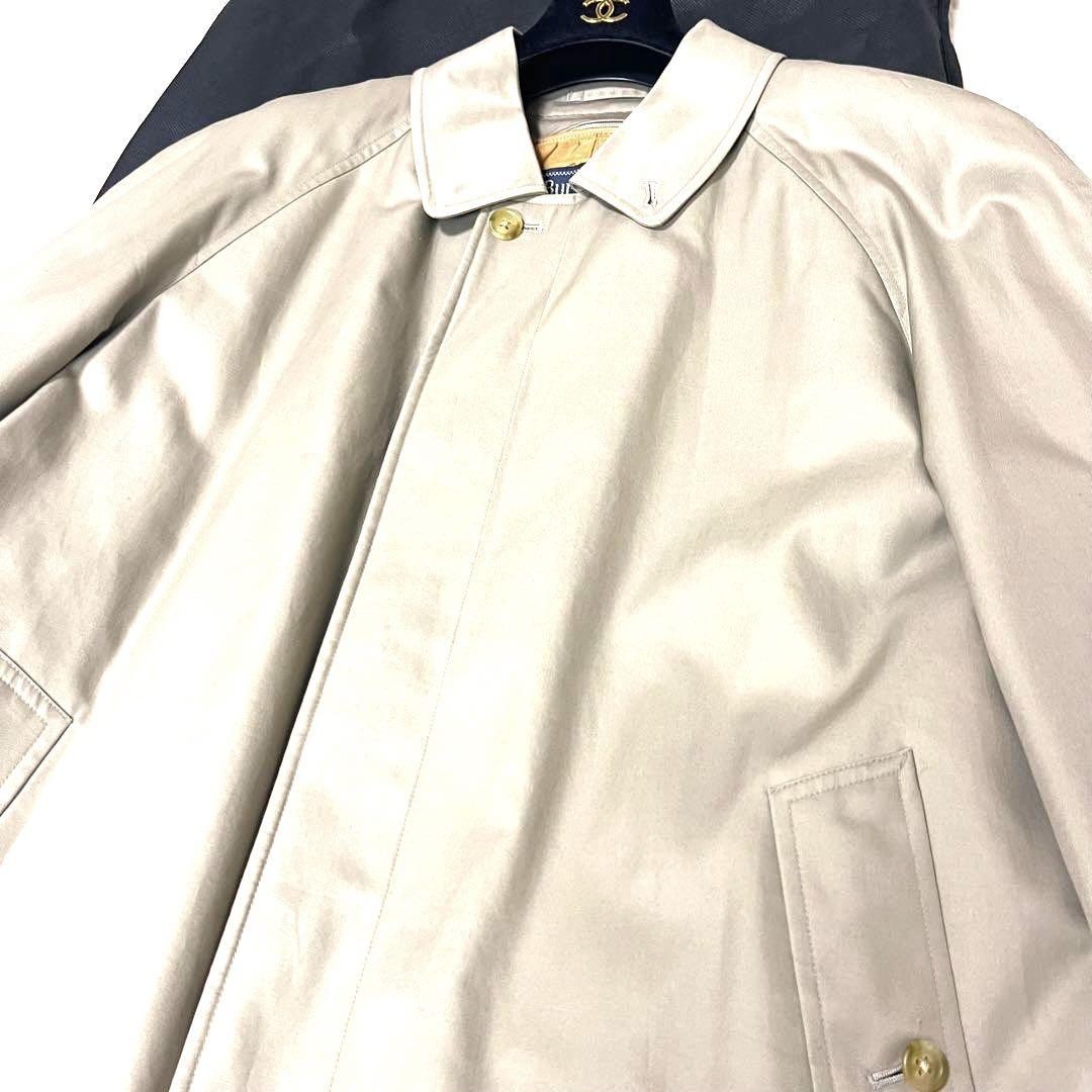 Burberry Bal-collar Coat 2way Liner Beige Cotton Wool Free Size For Men thumbnail 7