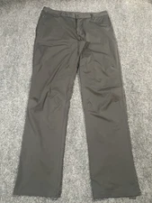 Rhone Commuter Pants Mens 34 Charcoal Gray Stretch Travel Office Chino Pockets