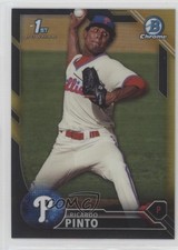 2016 Bowman Chrome Prospects Black & Gold Refractor Ricardo Pinto #BCP248 1u0