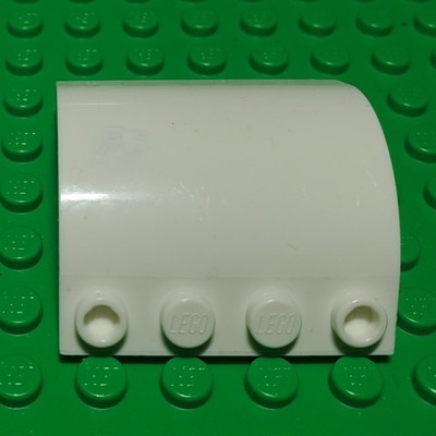 Lego 18910 Panel 3x4x3 Curved with Double Clip Hinge White