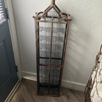 Vintage Double CD Rack Holds 200 CDs 50 Inches Tall