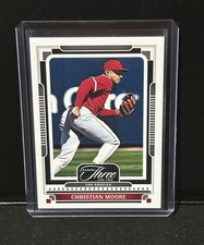 2025 Panini Three and Two Baseball CHRISTIAN MOORE #/99 LA Angels (56)