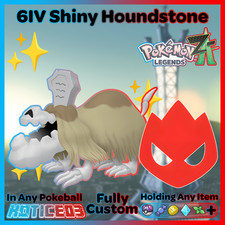 ✨ Shiny Alpha Houndstone 6IV + EVs ✨ Pokemon Legends ZA 🚀 Fast 🚀