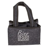 "Flaschentasche BierträGer MäNnerhandtasche \"Bier Holen Ist Auch Bewegung\""