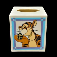 Vintage Tigger Disney Classic Winnie the Pooh Tissue Box Cover Holder Plastic