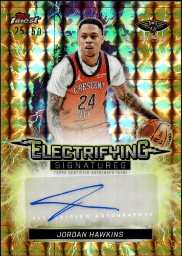 Jordan Hawkins AUTO 2025-26 Bowman Timeless Touch Signatures #TTA