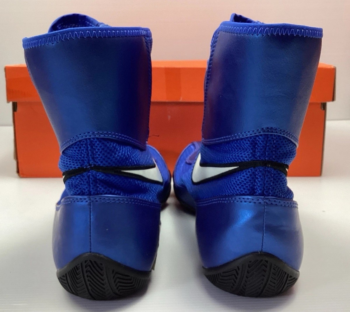 Nike Machomai OLY Mid Boxing Shoes Mens Size 9 Varsity Royal  display picture 3