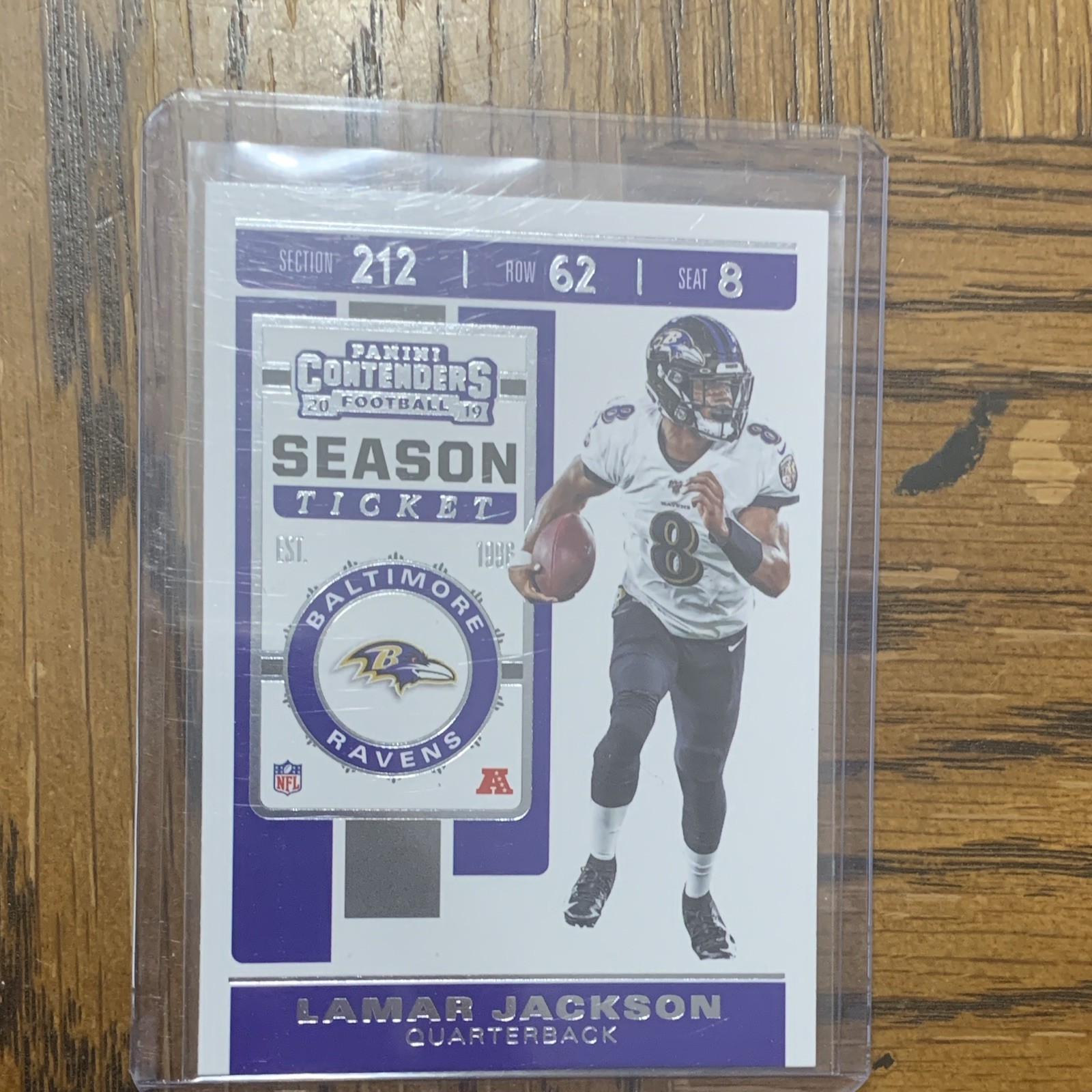 Panini Contenders/Playoff Lamar Jackson #15 & Terrell Suggs #17 2019 Lot (2)